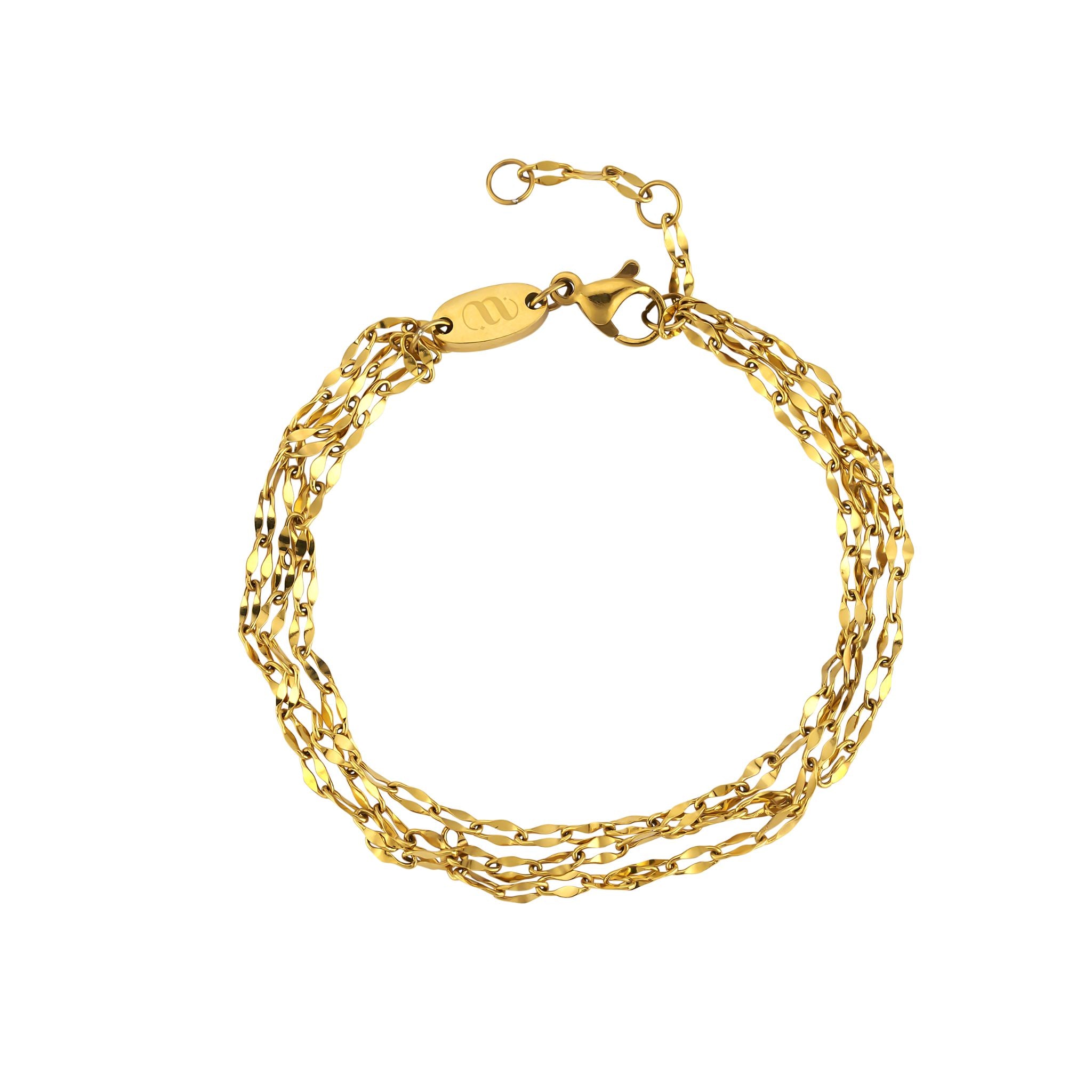 Dreifach Armband - gold