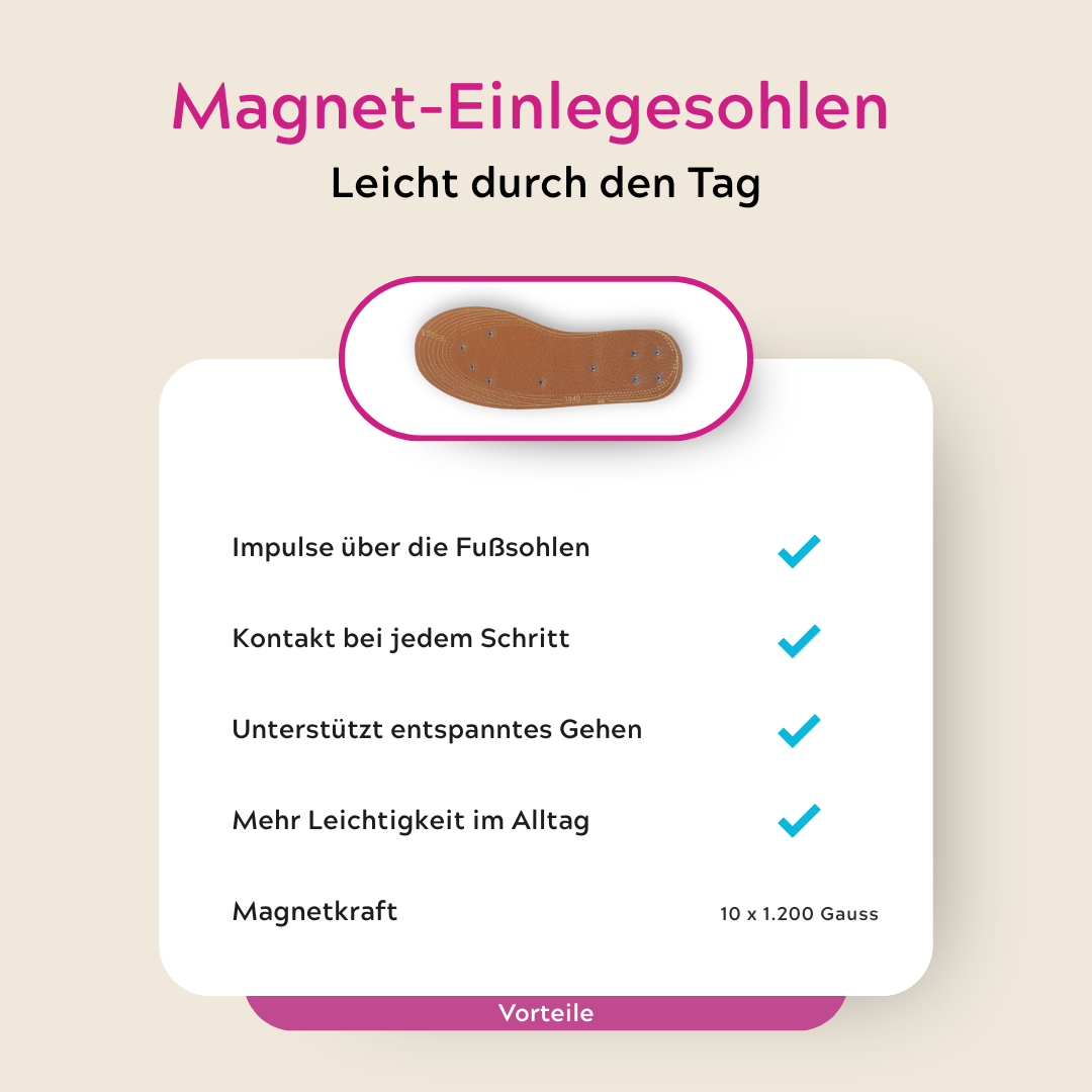 Magnet Einlegesohlen