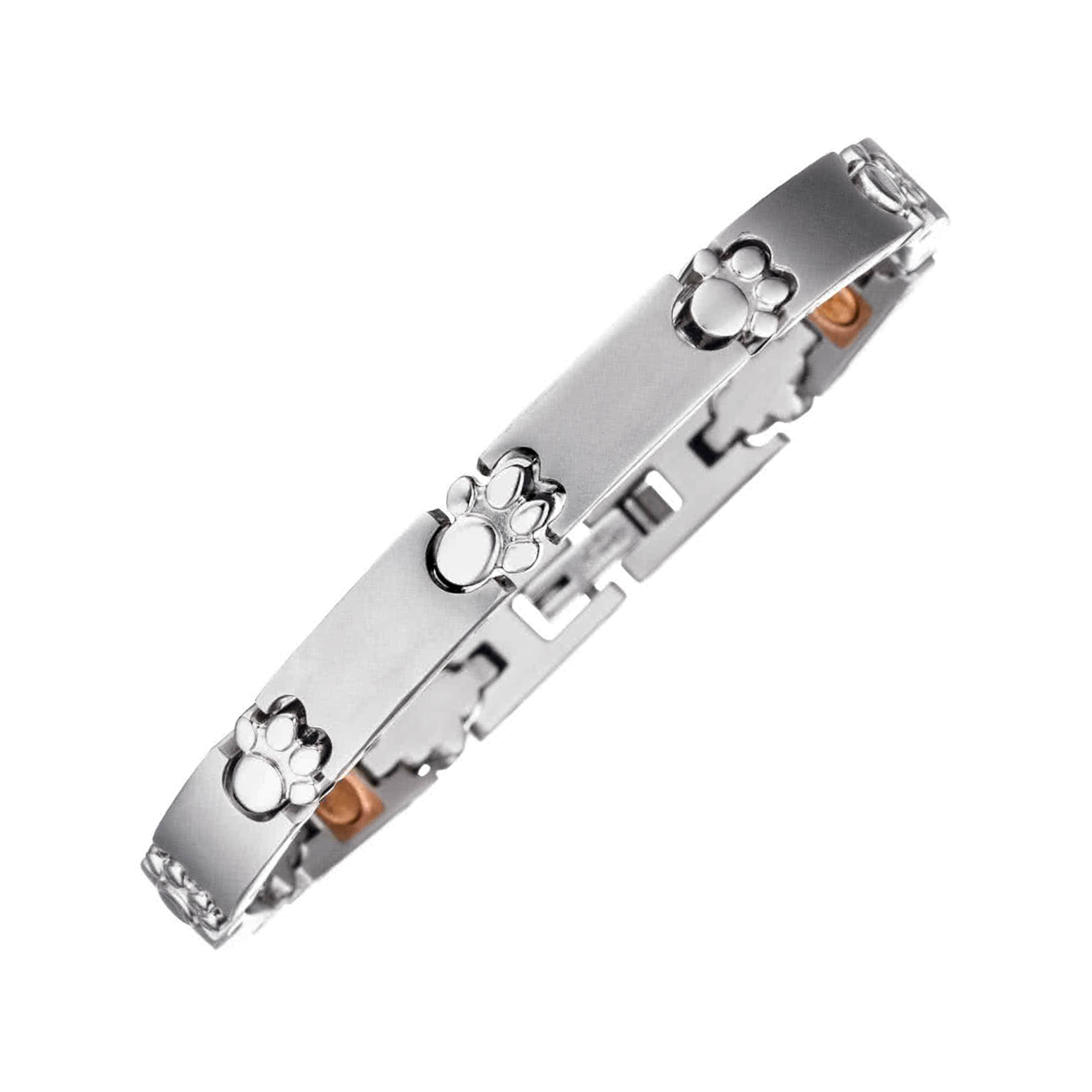 Magnetarmband Edelstahl Pfote