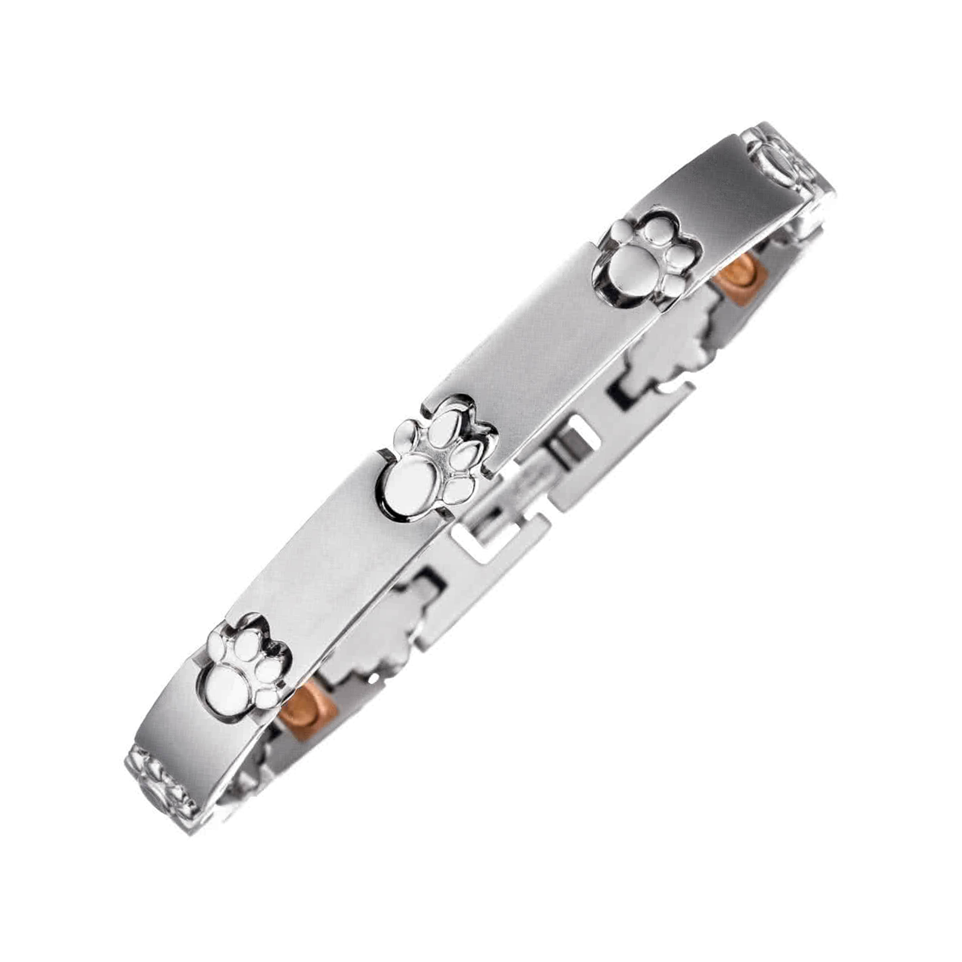 Magnetarmband Edelstahl Pfote