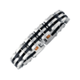 Magnetarmband Black Stripes