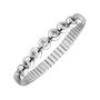 Magnetarmband im Tennis-Stil silber