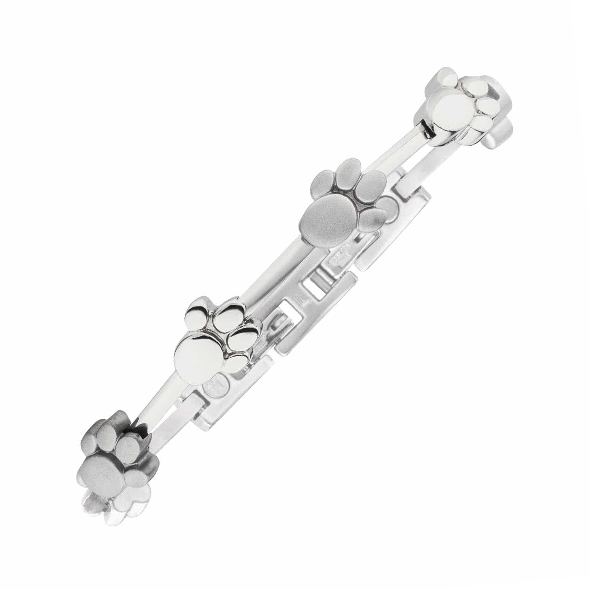 Magnetarmband Edelstahl Pfote