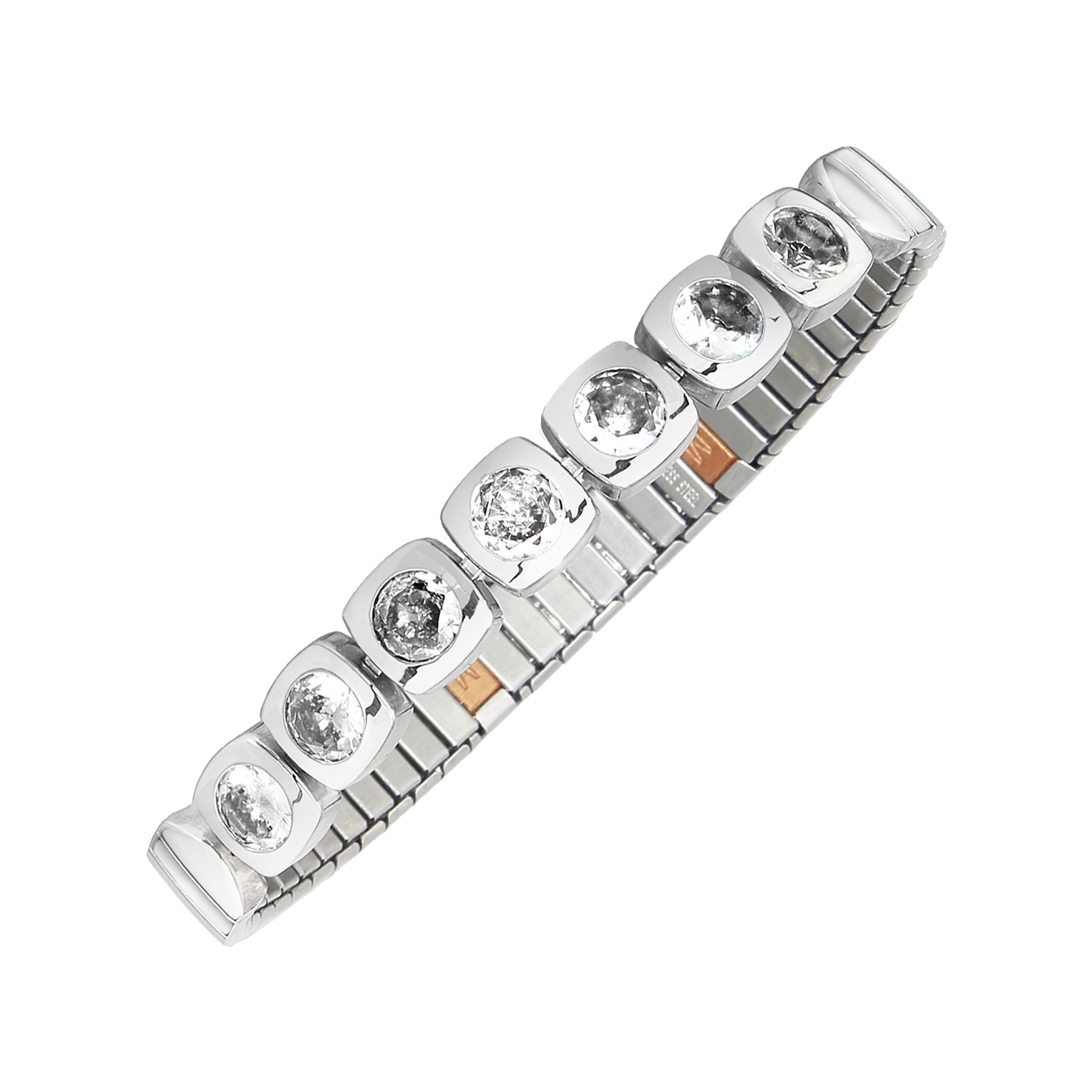 Flexi-Armband silber