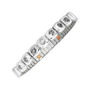 Flexi-Armband silber