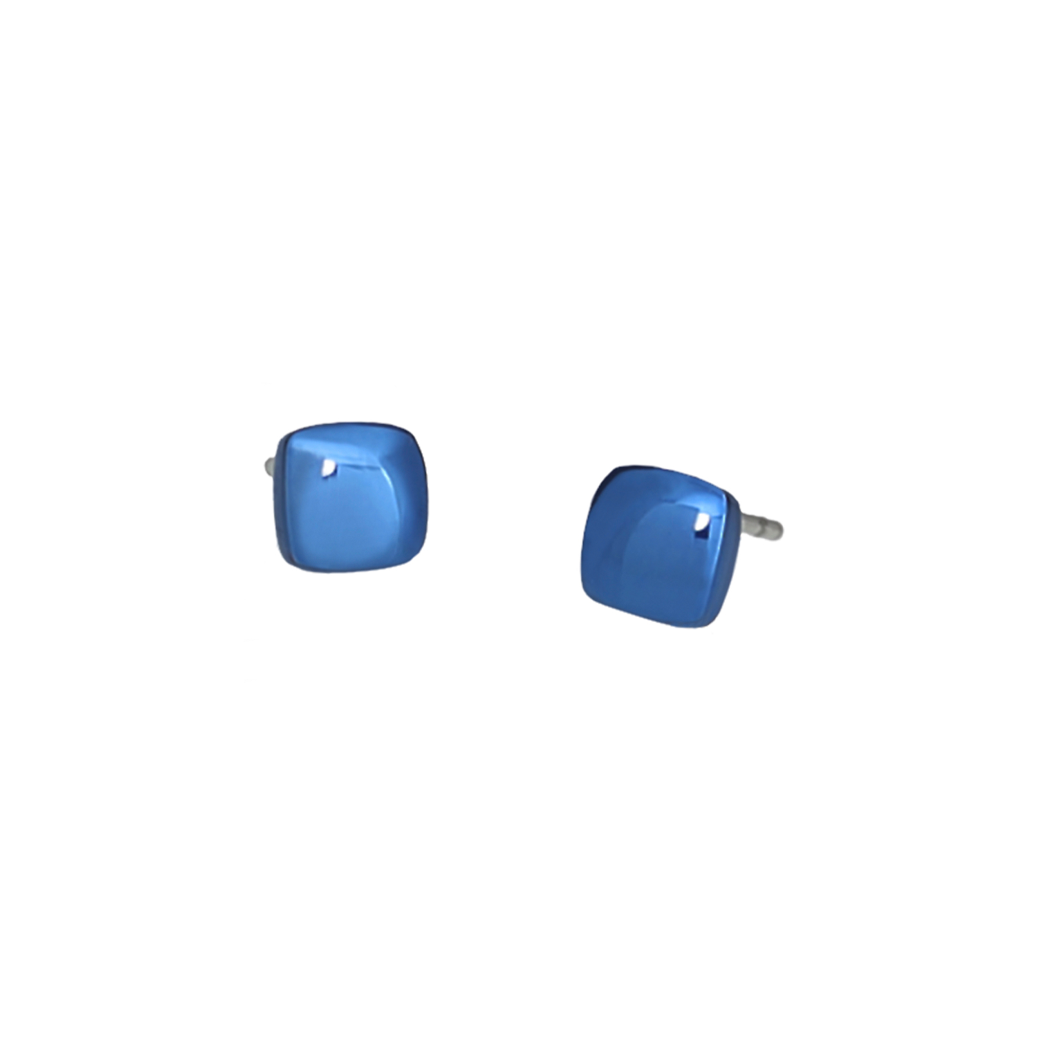 Stud earrings blue
