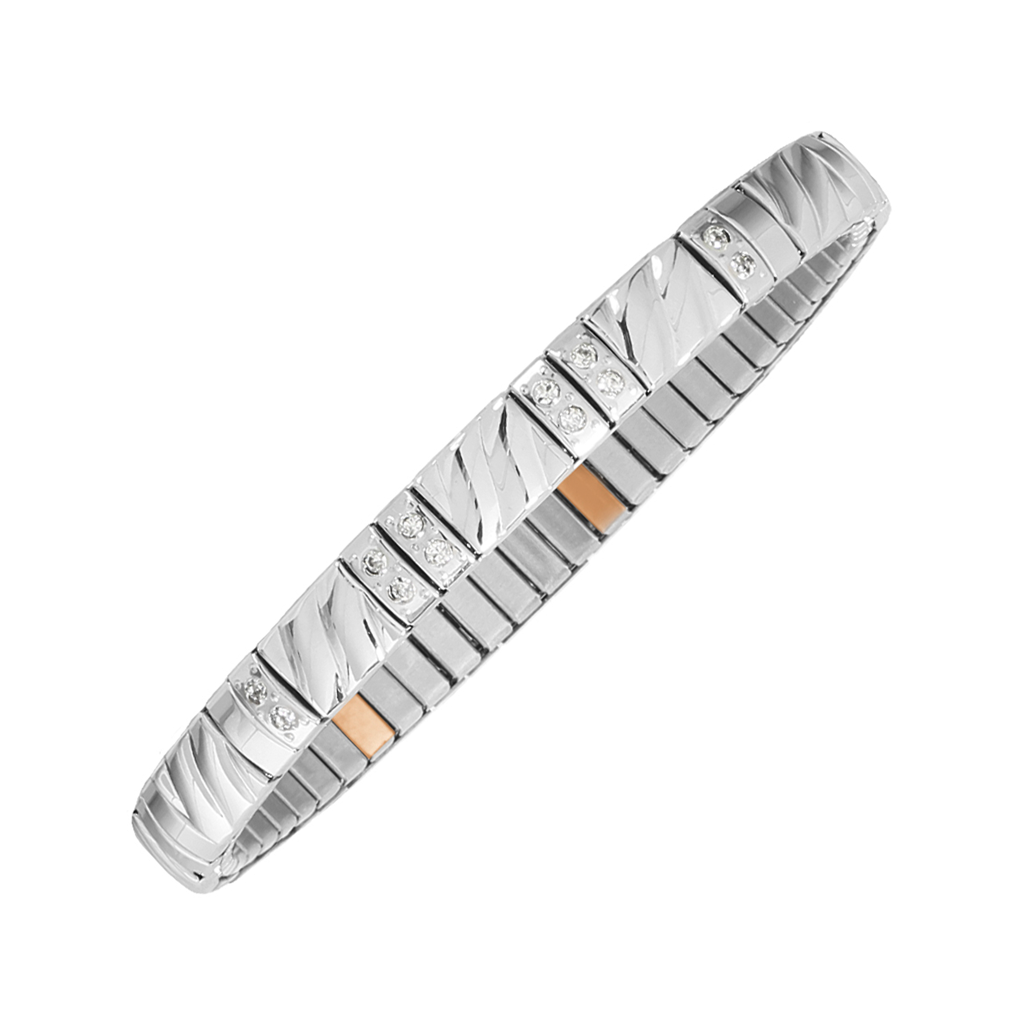 Flexi-Armband silber