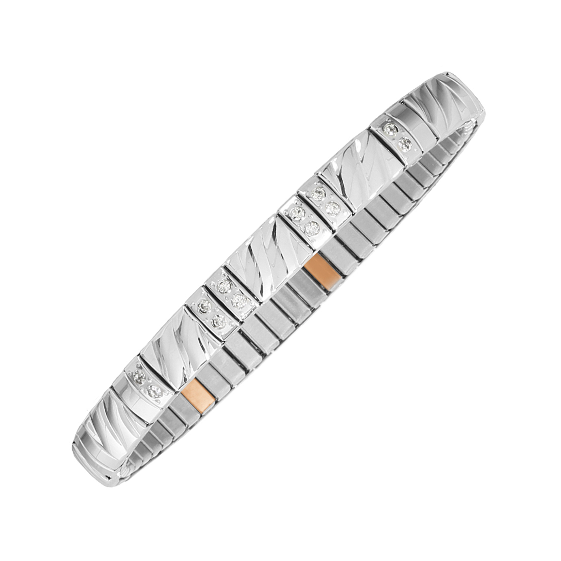 Flexi-Armband silber