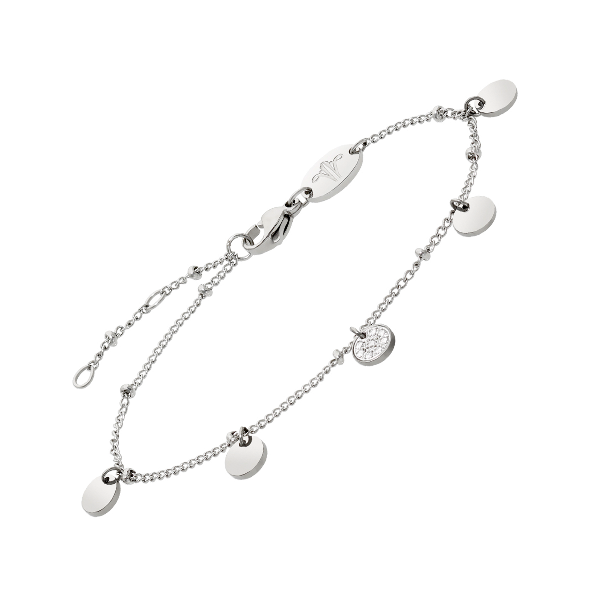 Magnetarmband silber