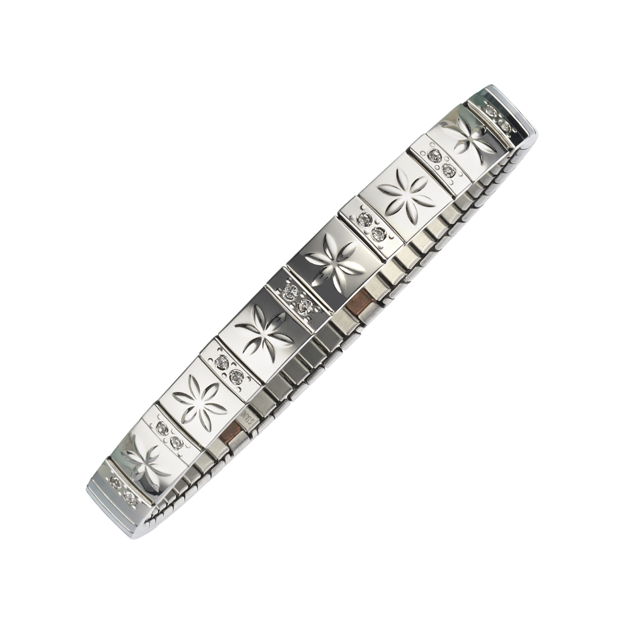 Flexi-Armband silber