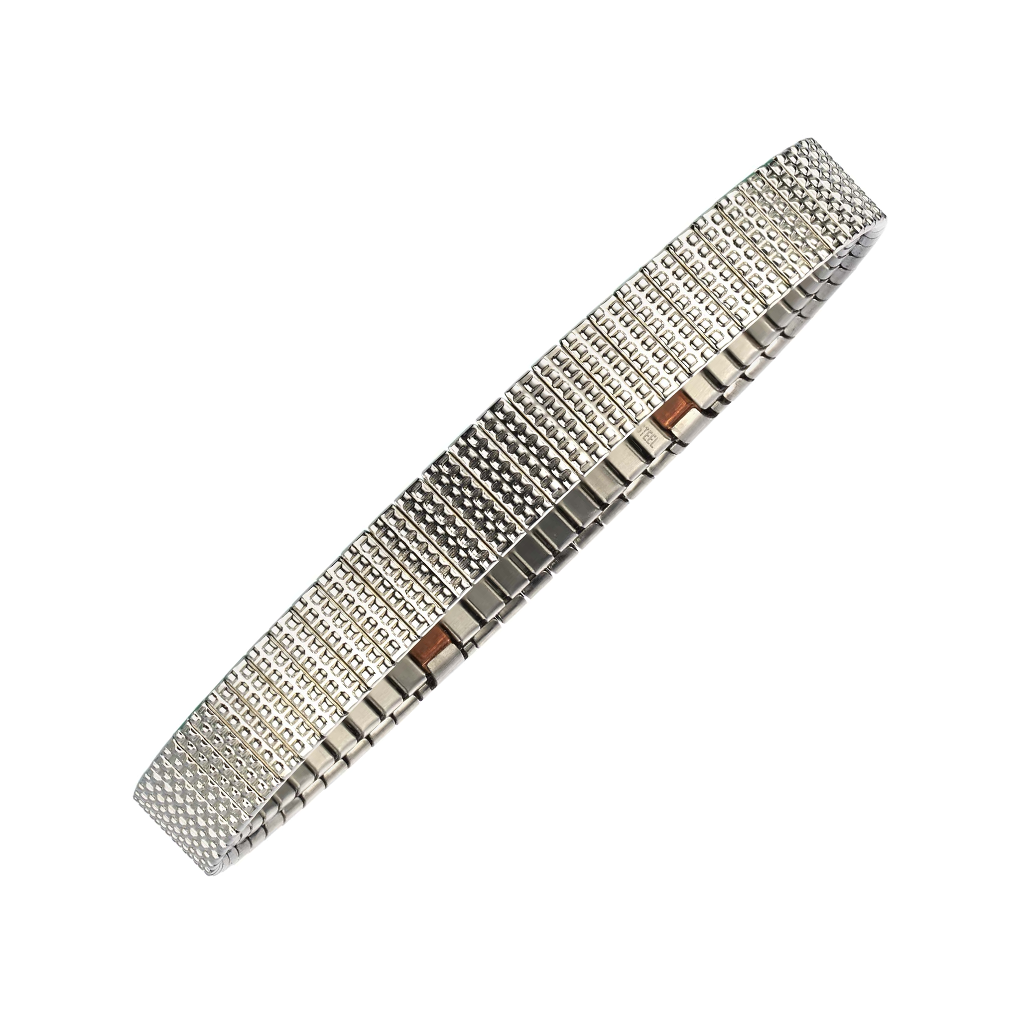 Flexi-Armband Mesh – Silber