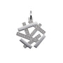 Anhänger Geometric Sparkle  Silber