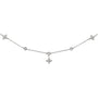 Magnetfußkette silber