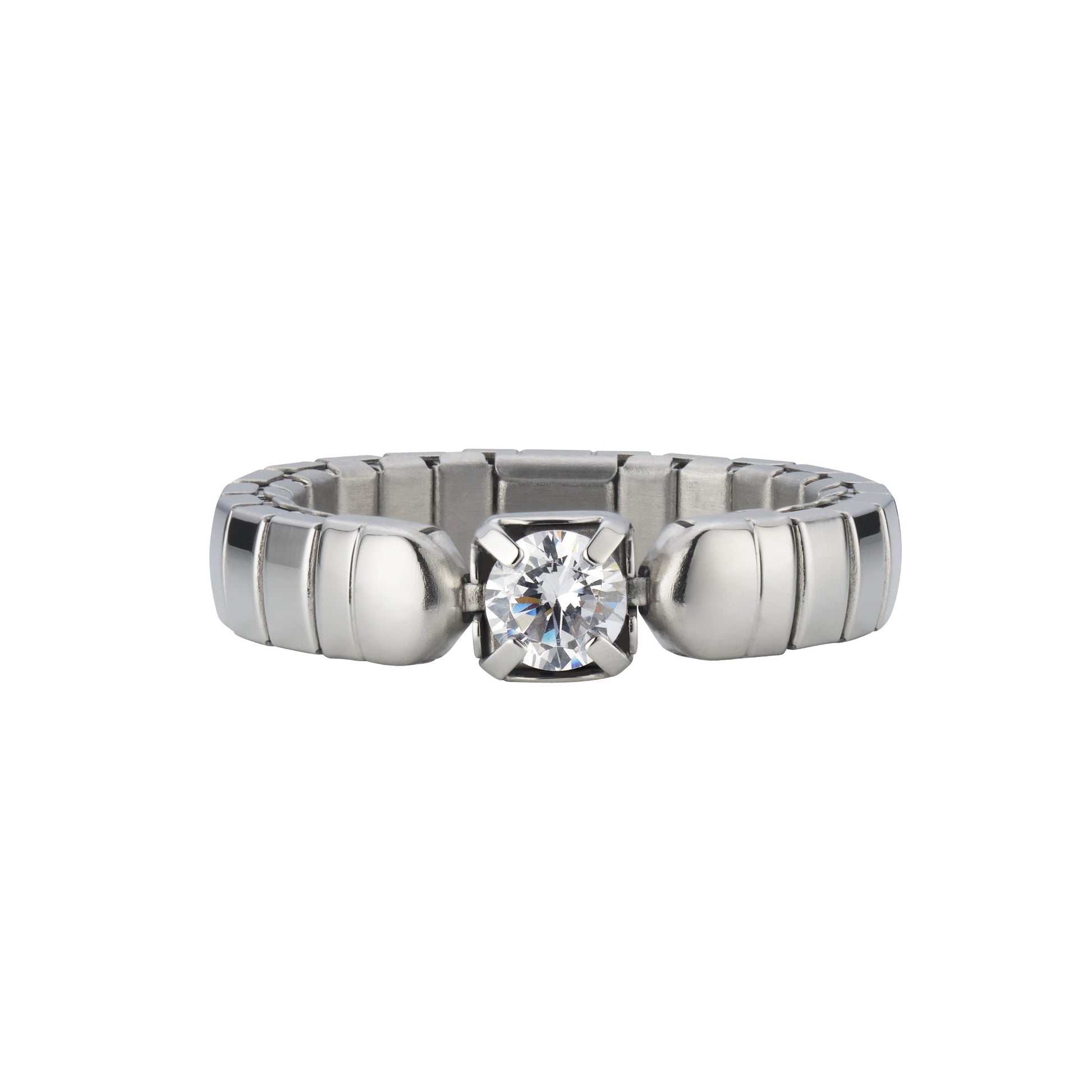 Flexi-Ring Brilliant Elegance – Silber