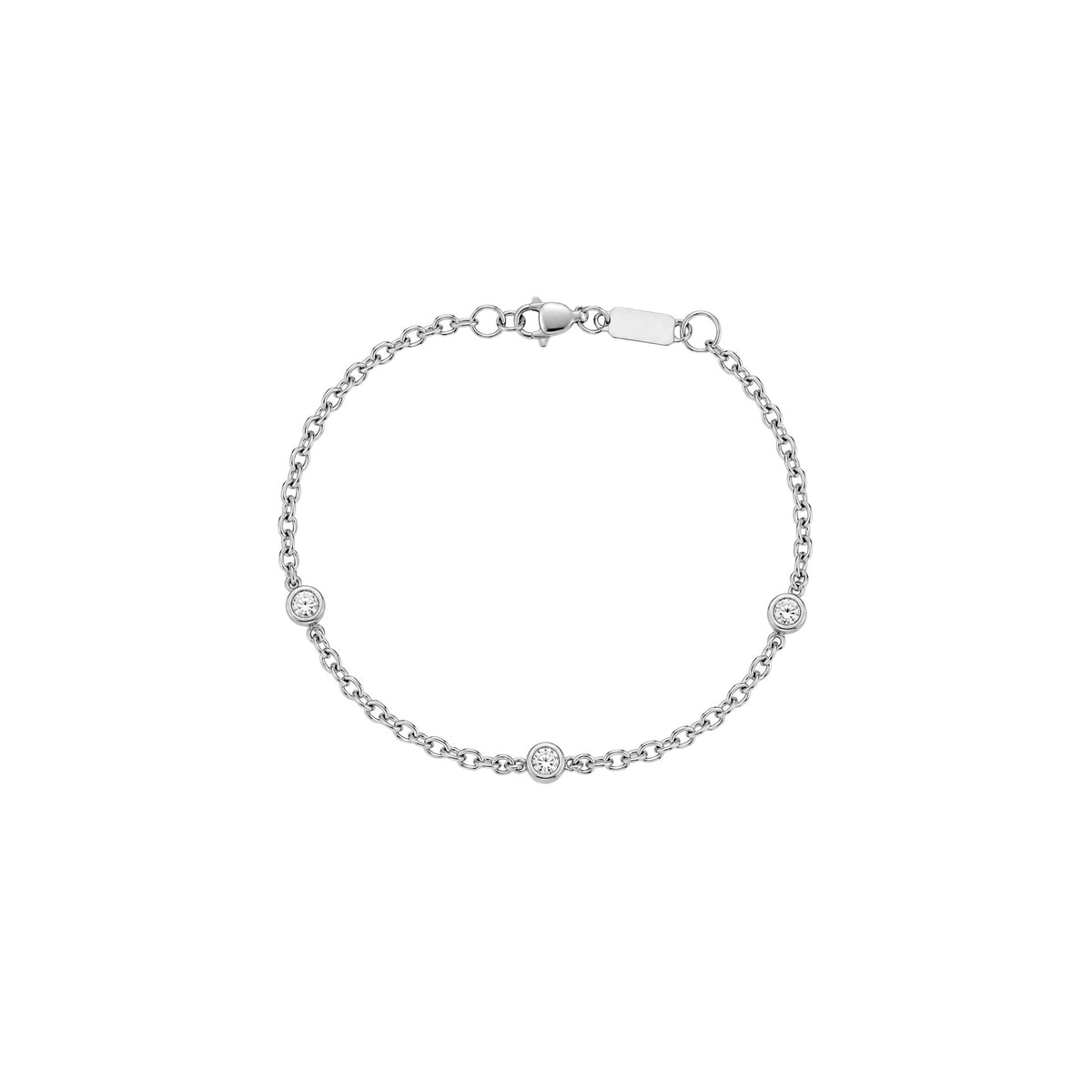 Armband mit Zirkonia, M bis XL