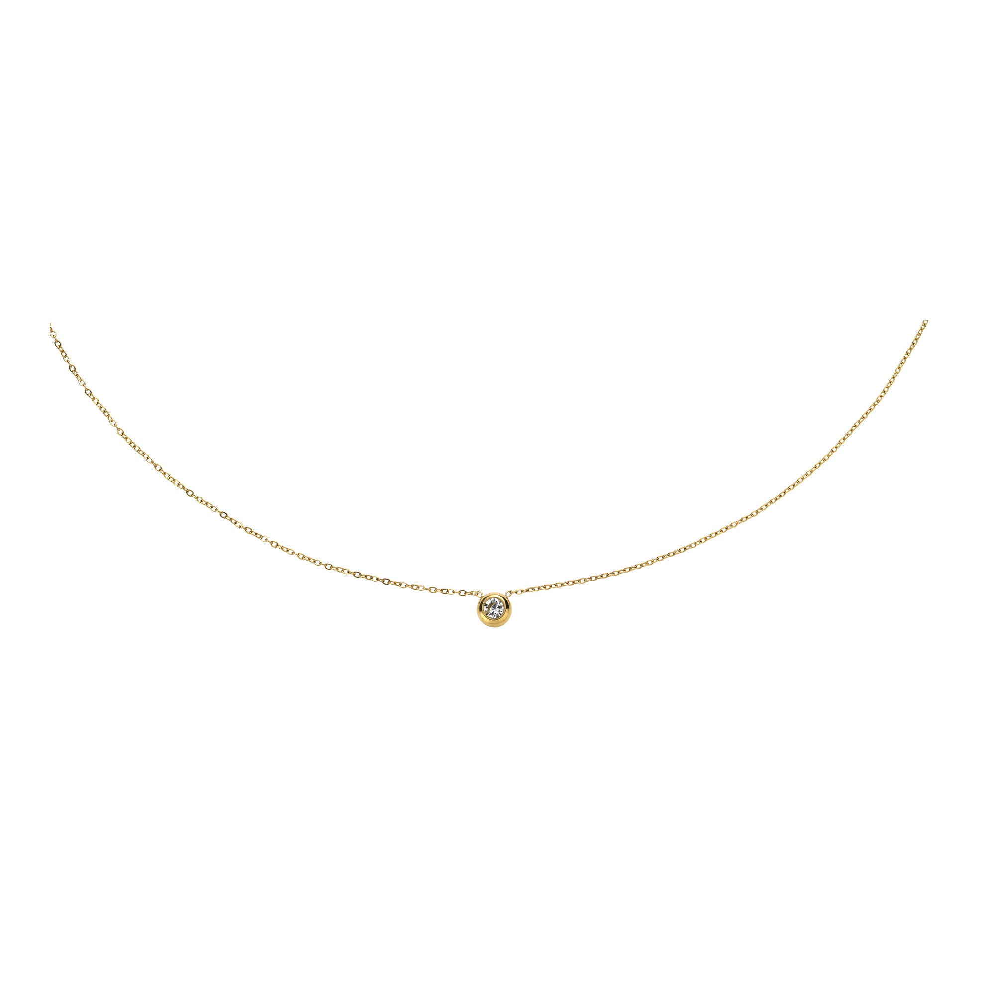 Halskette Gold, M bis XL