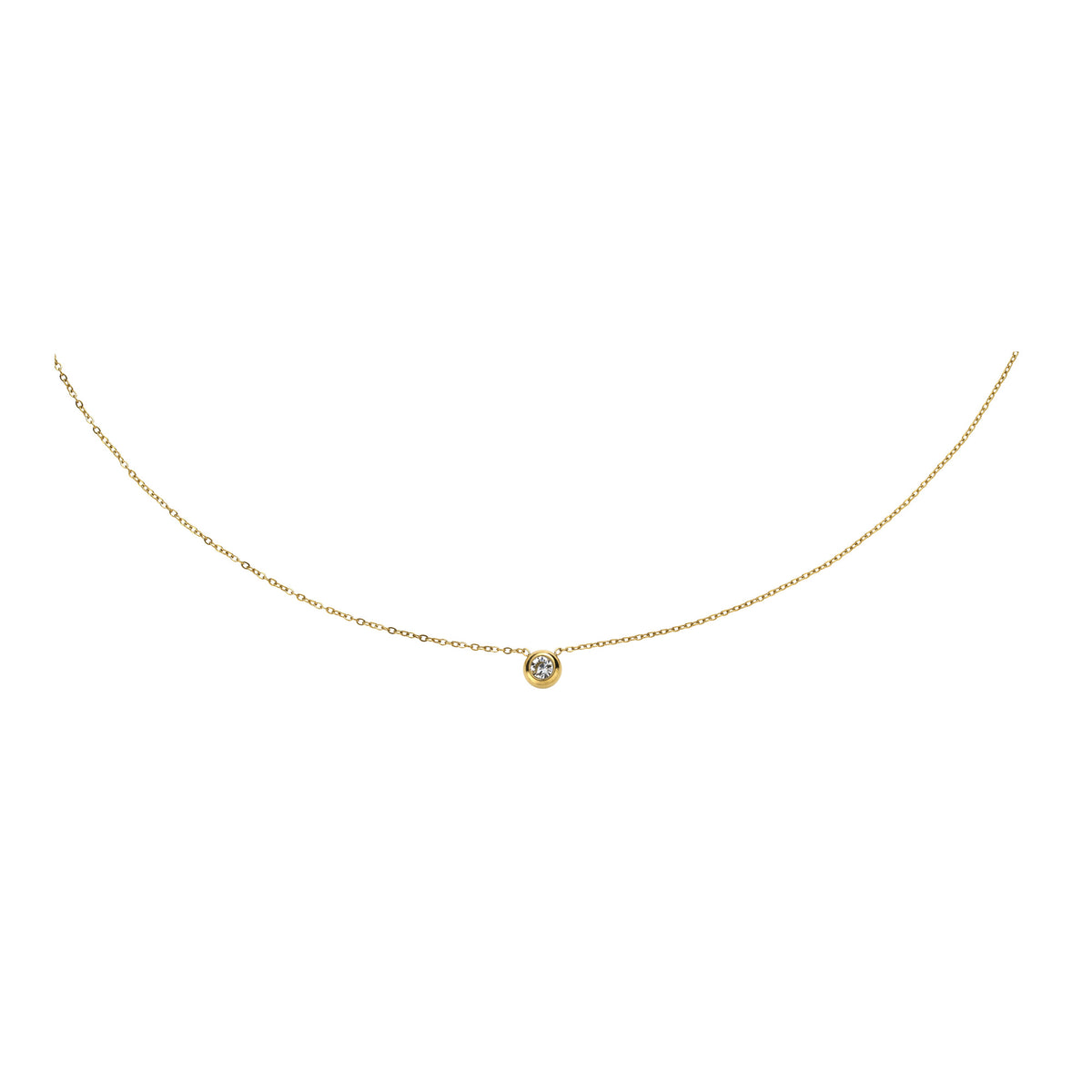 Halskette Gold, M bis XL