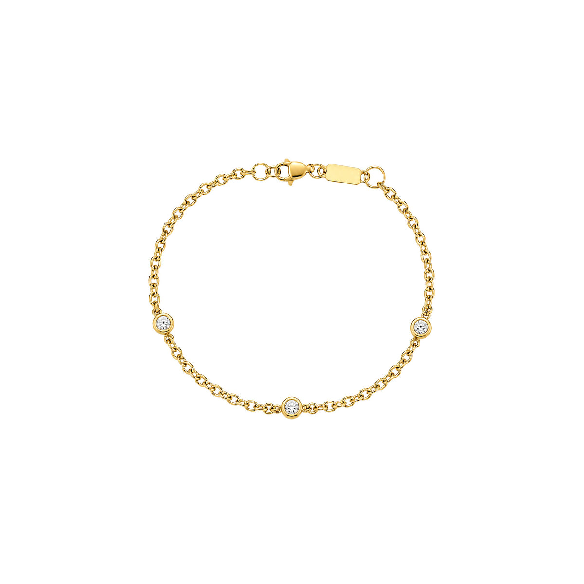 Armband mit Zirkonia, M bis XL
