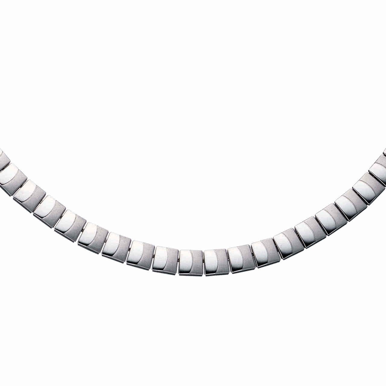 Magnetkette Collier im Matt-Glanz-Design